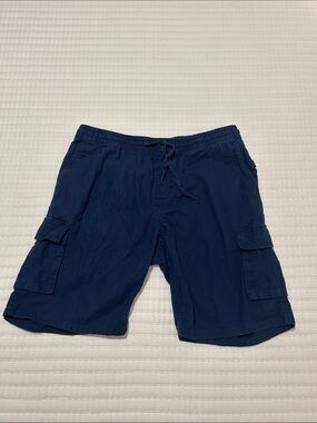 Onia Navy Blue Cargo Shorts - Drawstring Waist